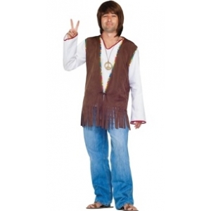 Hippie Vest - 60s Hippie Costume